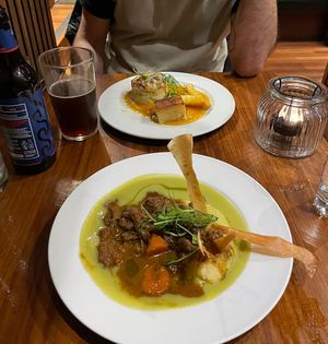   at David Bann Restaurant in Edinburgh