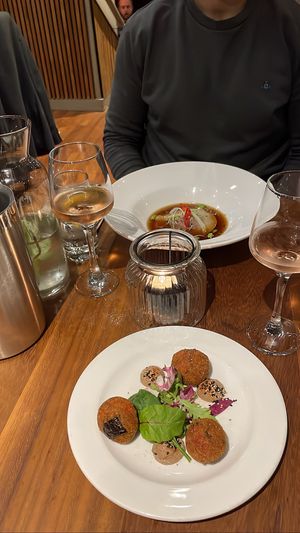   at David Bann Restaurant in Edinburgh