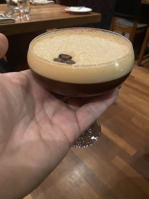 Espresso Martini #veganuary   at David Bann Restaurant in Edinburgh