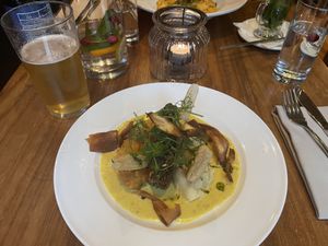   at David Bann Restaurant in Edinburgh