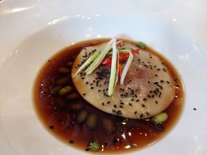 Dumpling at David Bann Restaurant in Edinburgh