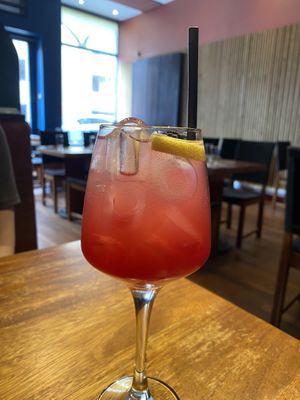 Mocktail   at David Bann Restaurant in Edinburgh
