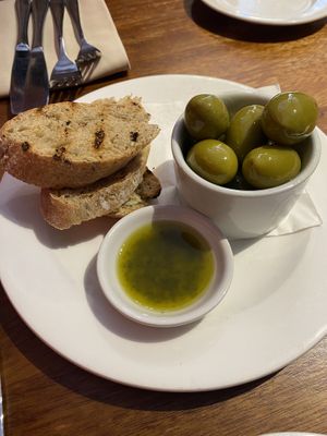 Olives   at David Bann Restaurant in Edinburgh