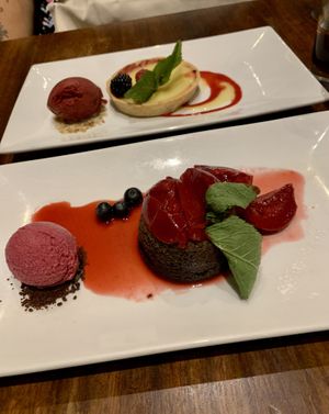   at David Bann Restaurant in Edinburgh