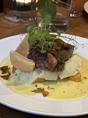   at David Bann Restaurant in Edinburgh