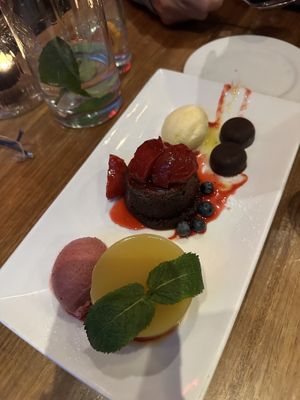   at David Bann Restaurant in Edinburgh