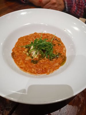 Risotto at David Bann Restaurant in Edinburgh