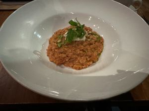 Mushroom Risotto at David Bann Restaurant in Edinburgh