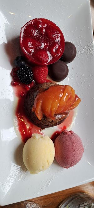 Vegan desserts for 2 to share at David Bann Restaurant in Edinburgh