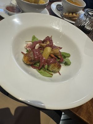 Gnocchi appetizer   at David Bann Restaurant in Edinburgh