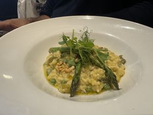 Risotto  at David Bann Restaurant in Edinburgh