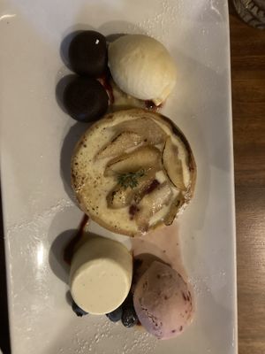 Delectable platter of desserts - the best bit!!  at David Bann Restaurant in Edinburgh