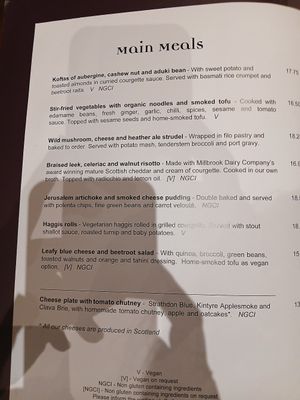  at David Bann Restaurant in Edinburgh