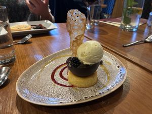   at David Bann Restaurant in Edinburgh