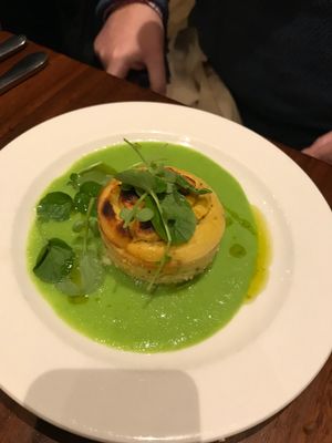 Blue Cheese Tartlet at David Bann Restaurant in Edinburgh