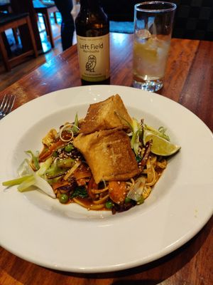 Tofu, teriaki and udon. at David Bann Restaurant in Edinburgh