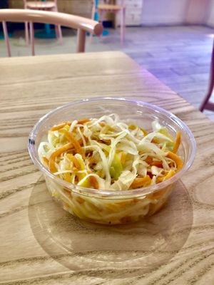 Cabbage and carrot salad   at POKAWA in Nice