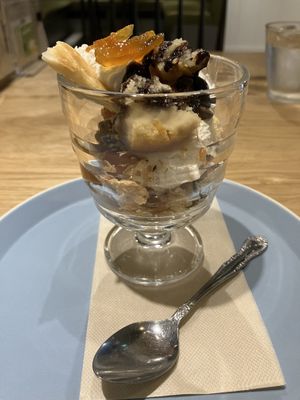 Desert (usually it’s not vegan, but you can ask to make it vegan)  at nagi in Nagoya
