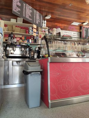 The restaurant at Valentino Crepes in Thessaloniki