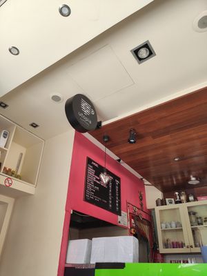 Inside at Valentino Crepes in Thessaloniki