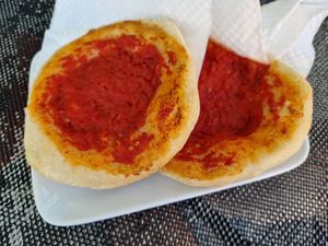 Mini Pinsa at Astoria in Lecce