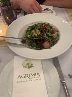   at Agrimia Restaurant in Crete