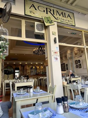 Inside  at Agrimia Restaurant in Crete
