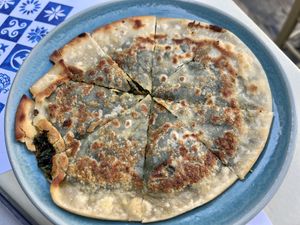 Fennel pie  at Agrimia Restaurant in Crete