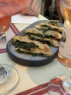 Fennel pie  at Agrimia Restaurant in Crete