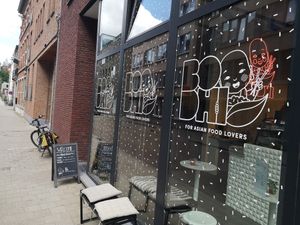 Outside at Bodhi in Leuven