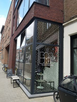 Outside at Bodhi in Leuven