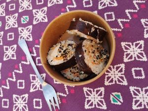 Vegan sushi at Bodhi in Leuven