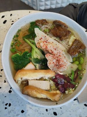 Taiwanese noodle soup at Bodhi in Leuven