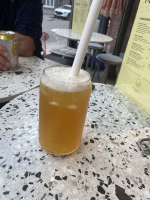 Really good pineapple bubble tea  at Bodhi in Leuven