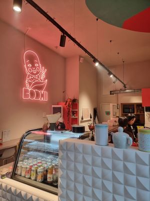 Counter at Bodhi in Leuven