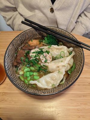 Taiwanese noodle soup at Bodhi in Leuven