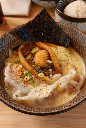 Miso ramen at Bodhi in Leuven
