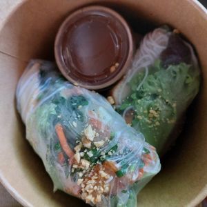 Summer roll take away at Bodhi in Leuven