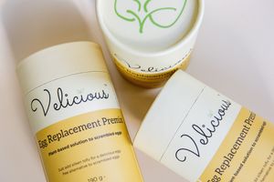 Egg Replacement Premix- seasoning for tofu scramble "eggs" at Velicious in Epping