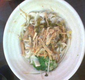 Noodles at Zen and Zen Vegetarian in Taipei