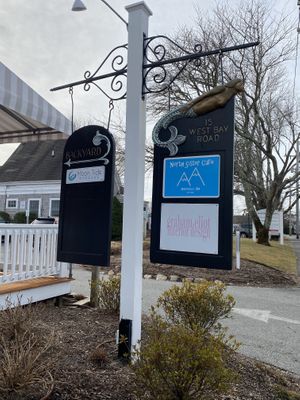Sign  at North Sister Cafe in Osterville