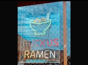  at Ruckus Ramen in Lansing