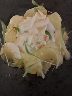 Coconut panna cotta   at The Ivy Oxford Brasserie in Oxford