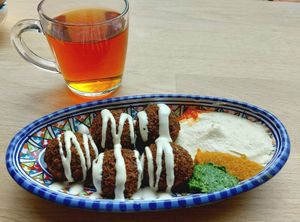 I would not call the "just balls" just balls, because its much more than "just balls". It's a delicious lunch at FLFL - Arnhem in Arnhem