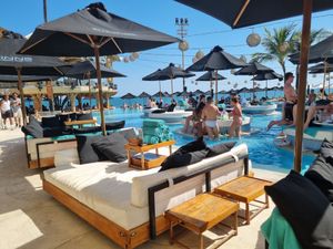 . at Finns Beach Club in Canggu