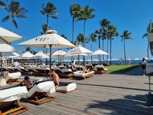 . at Finns Beach Club in Canggu