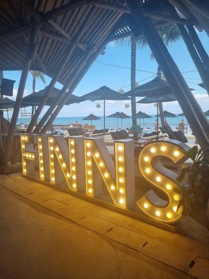 . at Finns Beach Club in Canggu