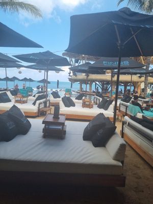 . at Finns Beach Club in Canggu