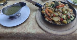 Pilz-Gemüse-Kartoffel Gröstl   at Gasthaus zur Alpe - Familie Graf in Steyr