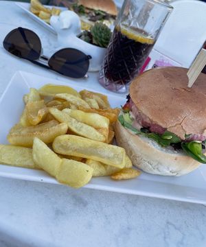   at Dog Dreams Beach and Bar in Novigrad